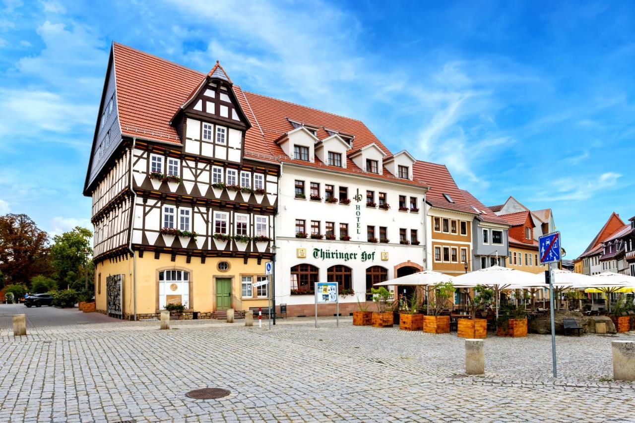 Hotel-Restaurant Thueringer Hof Бад Франкенхаузен Екстериор снимка