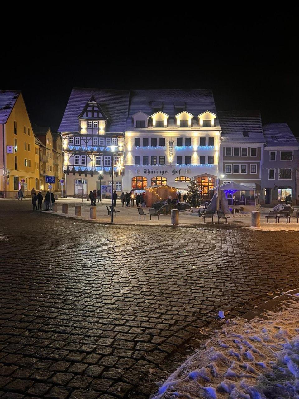 Hotel-Restaurant Thueringer Hof Бад Франкенхаузен Екстериор снимка